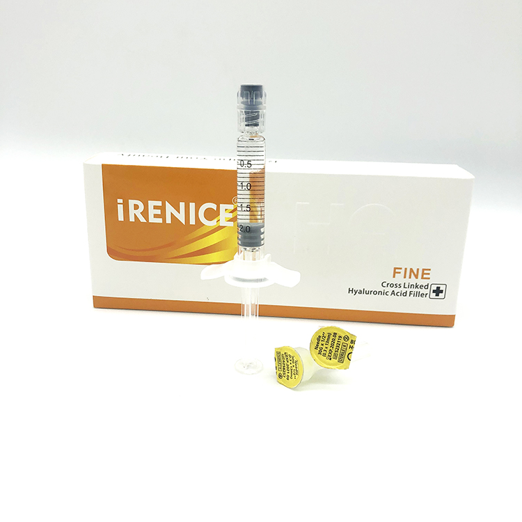 iRenice hyaluronic acid dermal facial filler for lip fullness,nose lift and cheek chin augment with hyaluron pen use