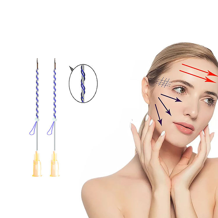 Twin Double Screw Tornado Thread with Sharp needles-iRENICE