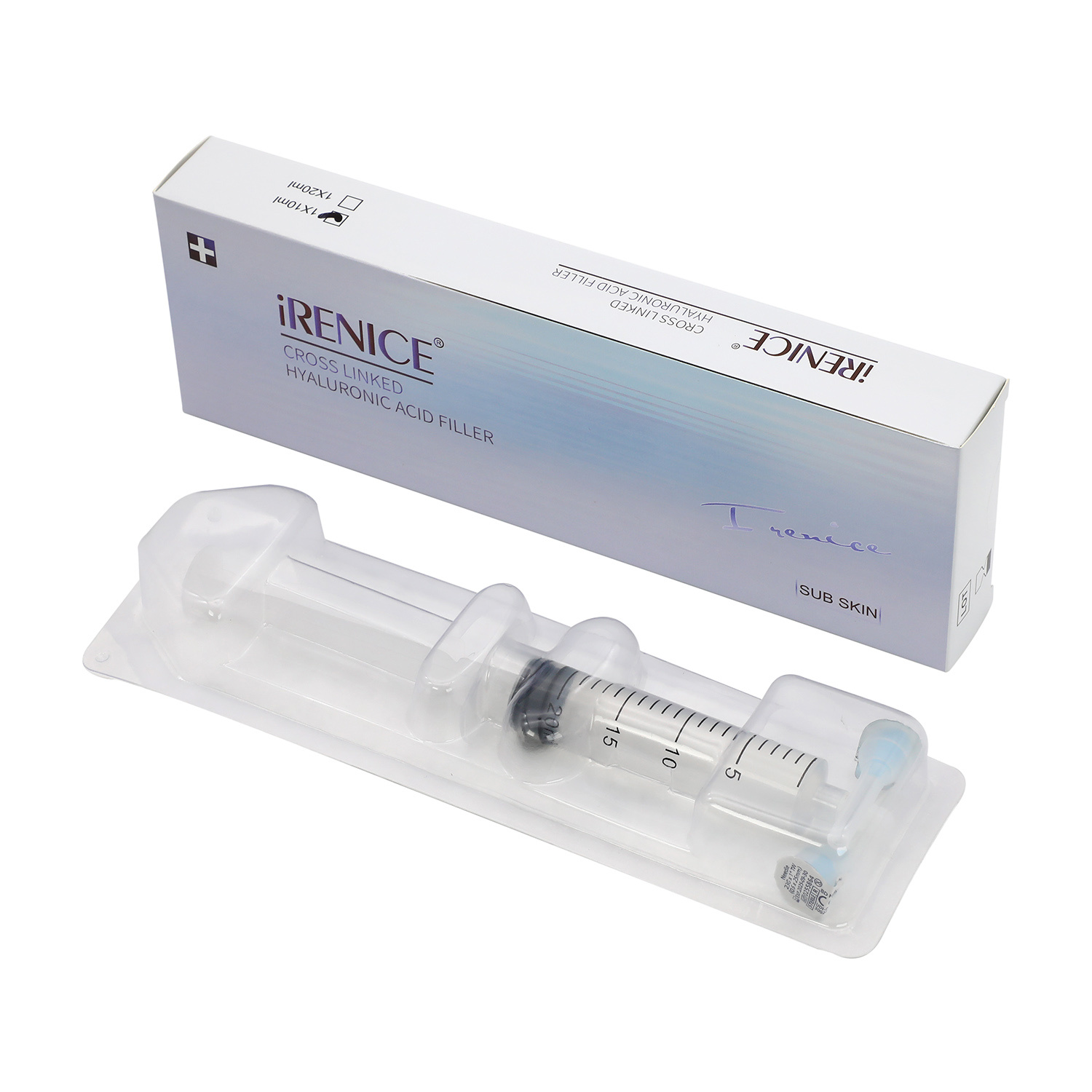 Injectable Cross Linked Hyaluronic Acid Sodium Hyaluronate Dermal Filler for Face Lip Breast Buttocks Penis Enlargement Facial Wrinkle Ha Injection Hyaluron Pen-iRENICE