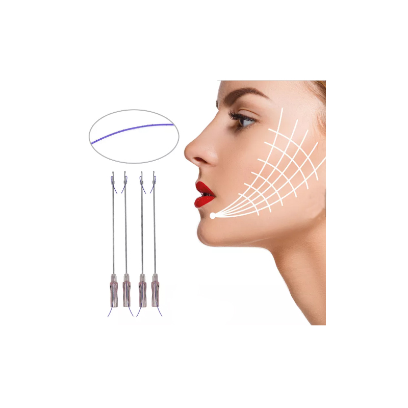 Luxx Secret Line PDO Fäden – 45R 8D, 24 Stück (2 Pack), 23G 60mm, Für Gesichts- & Körperlifting, Made In Korea