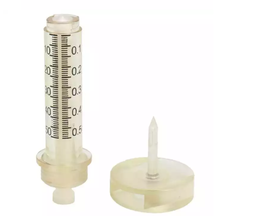 Ampoules 0.3ml and 0.5ml plastic syringe ampoule head for high pressure wrinkle removal hyaluronic acid pen-iRENICE