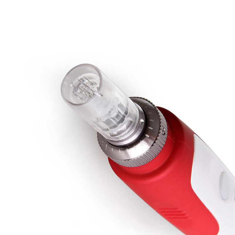 Microneedling Pen Electric Wireless Derma Pen with Replacement Cartridges, Adjustable Microneedle Dermapen for Face  Home Use-iRENICE