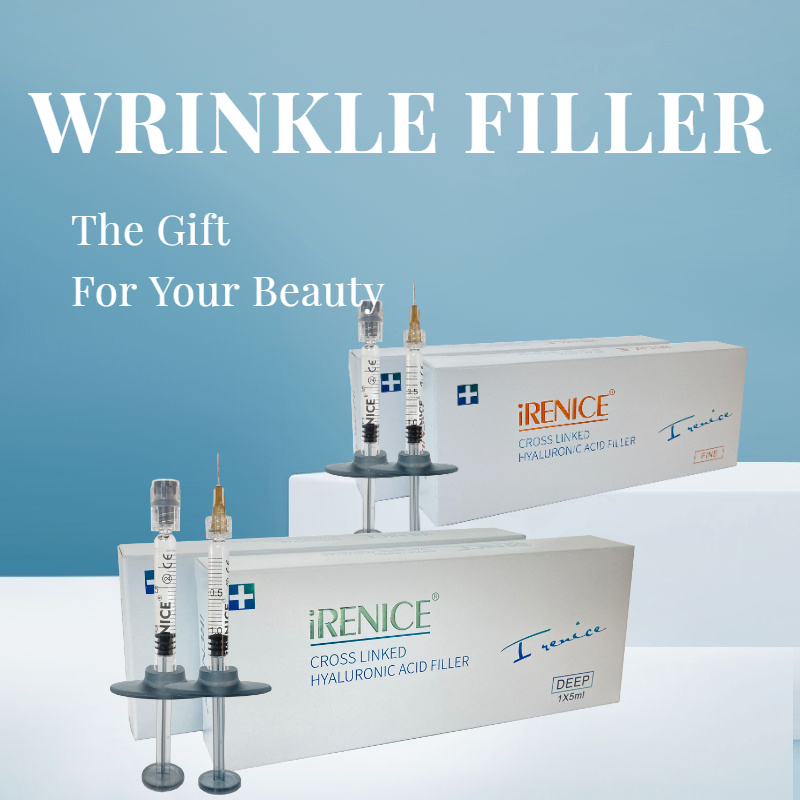 CE Approval Ha Dermal Filler Korean Facial Nose Deep Wrinkles Injection Hyaluronic Acid-iRENICE