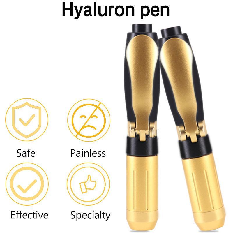 2 In 1 Injection High Pressure Hyaluronic Acid Tattoo Pen 0.3/0.5ml Anti Wrinkle Lip Hyaluron Gun Atomizer-iRENICE