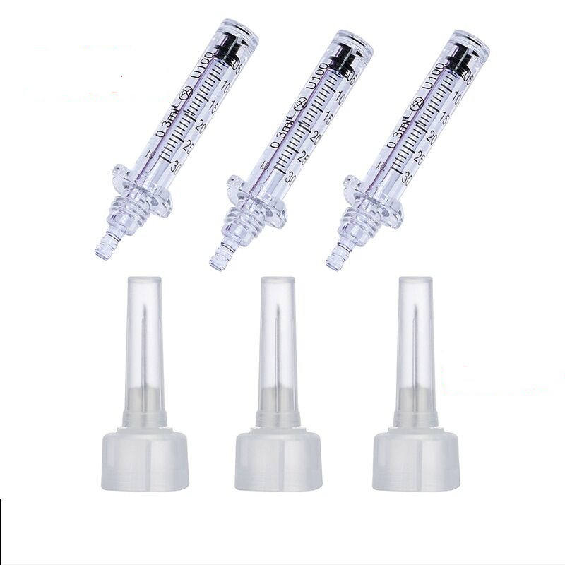 Ampoules 0.3ml and 0.5ml plastic syringe ampoule head for high pressure wrinkle removal hyaluronic acid pen-iRENICE