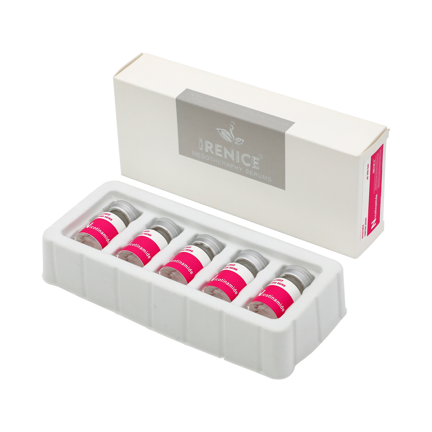 Derma Pen Anti-Aging Moisturizing Nicotinamide Hyaluronic Acid Gel Mesotherapy Serum Used for Meso Gun-iRENICE
