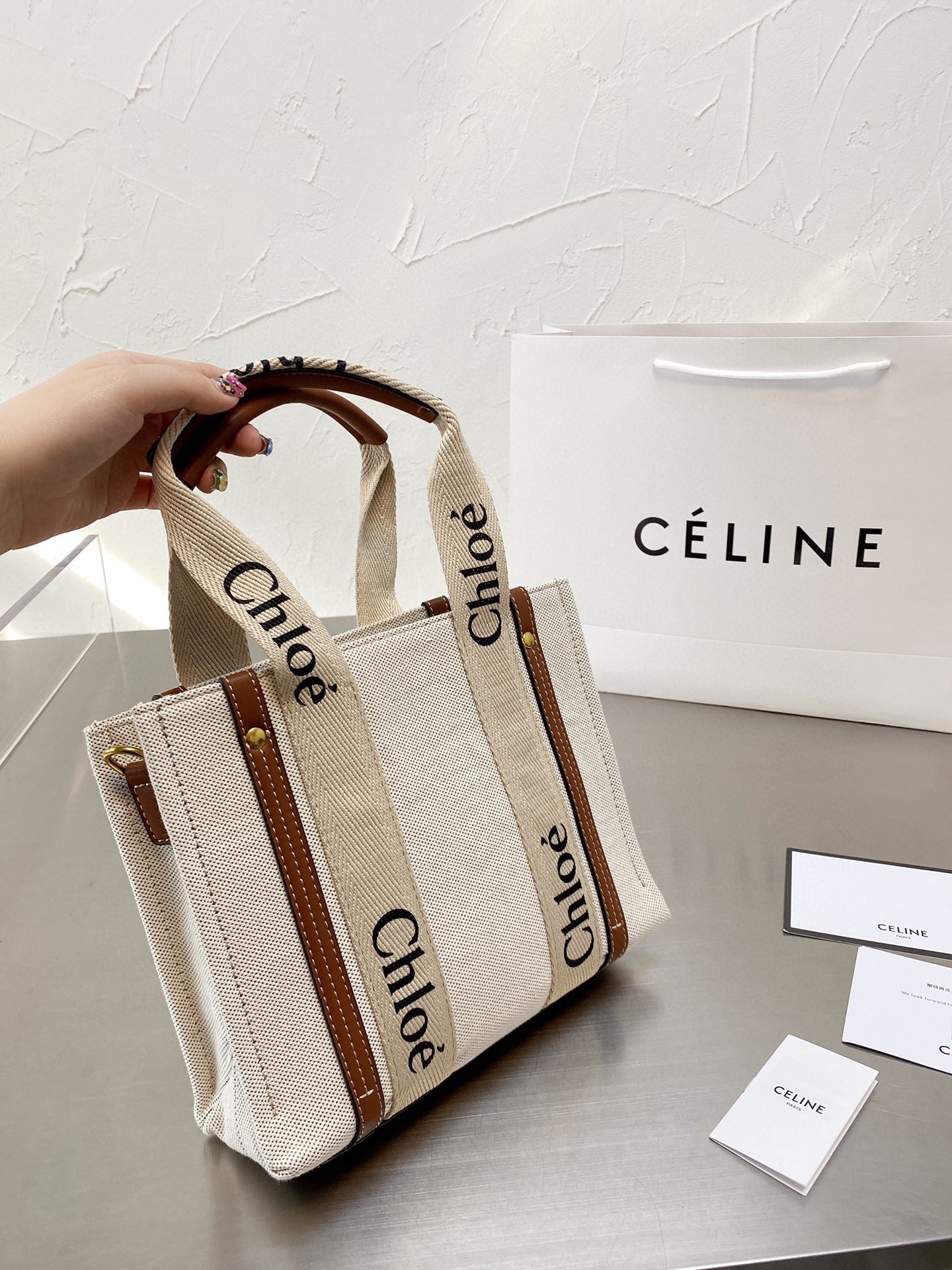Chloe Woody Tote Handbags