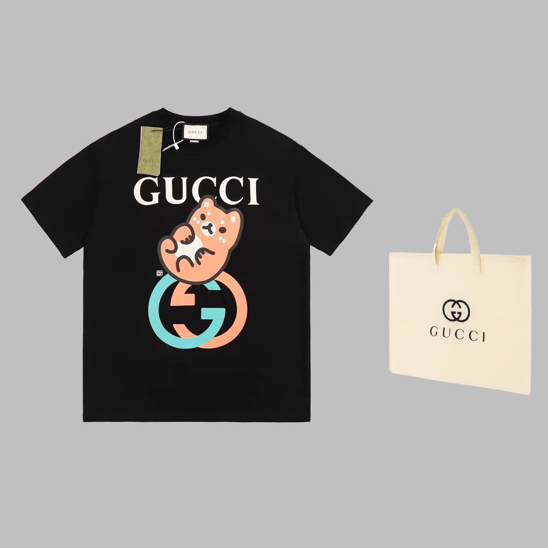  Gucci /2023 new KAWAII short sleeve T-shirt