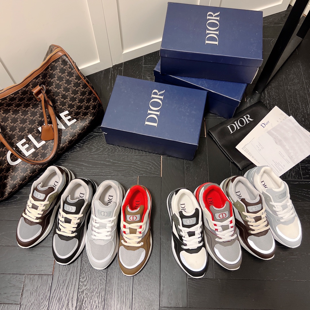 Dior B29 women sneakers thick sole casual shoes 