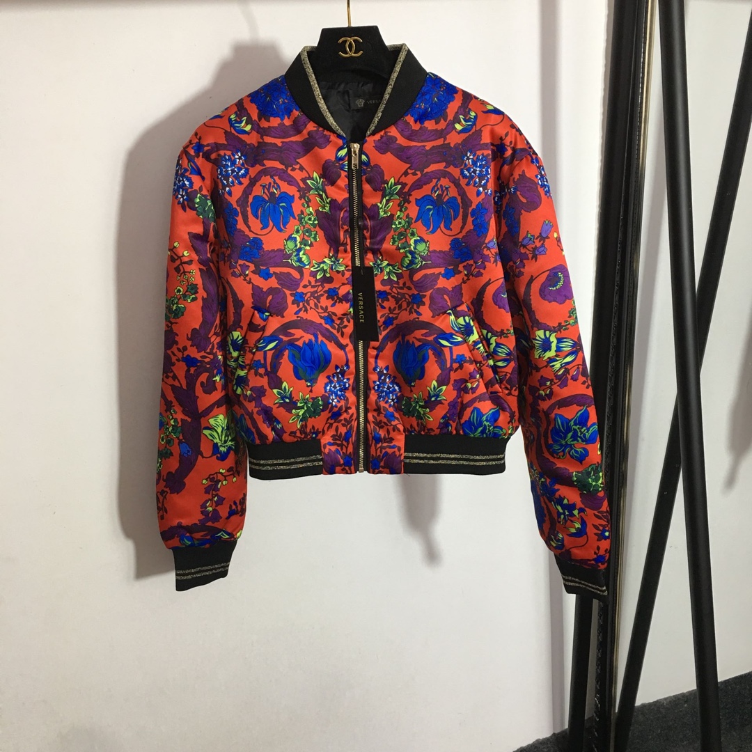 Versace print jacket