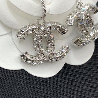 Chanel Double Sided Diamond Earrings