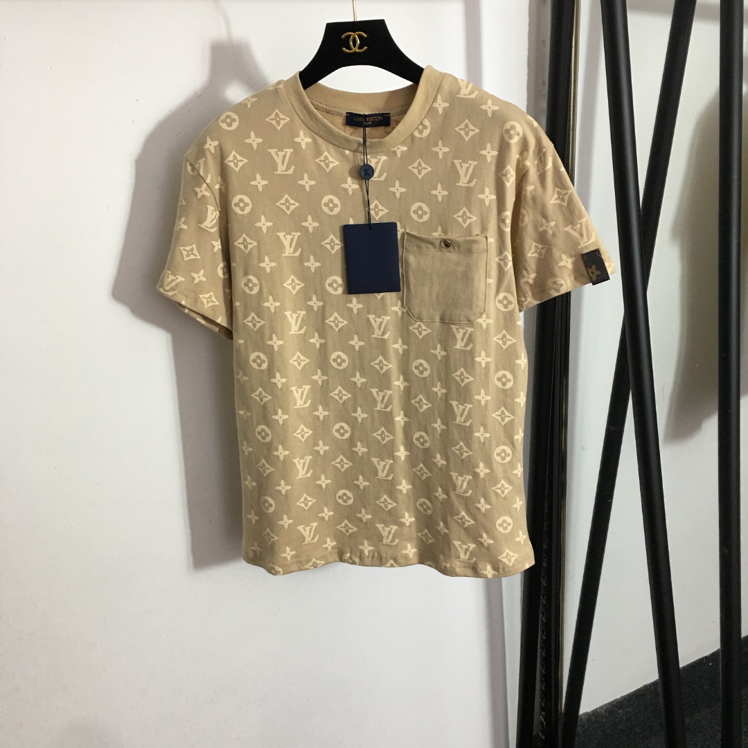 LV full printing short sleeve shirt