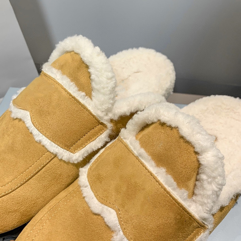 Parda Women Luxury Furry Fur Slippers