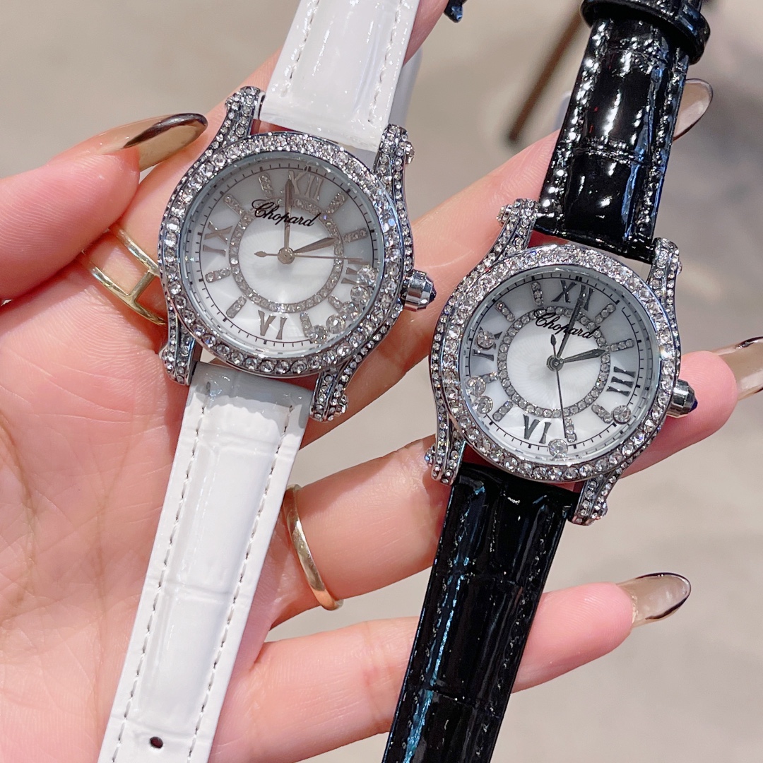 Chopard HAPPY SPORT Sapphire Crystal Glass Quartz Movement