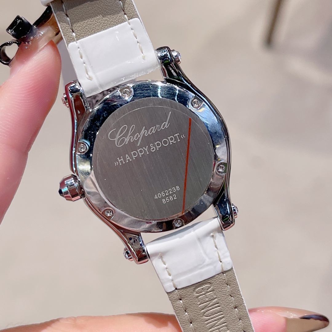 Chopard HAPPY SPORT Sapphire Crystal Glass Quartz Movement