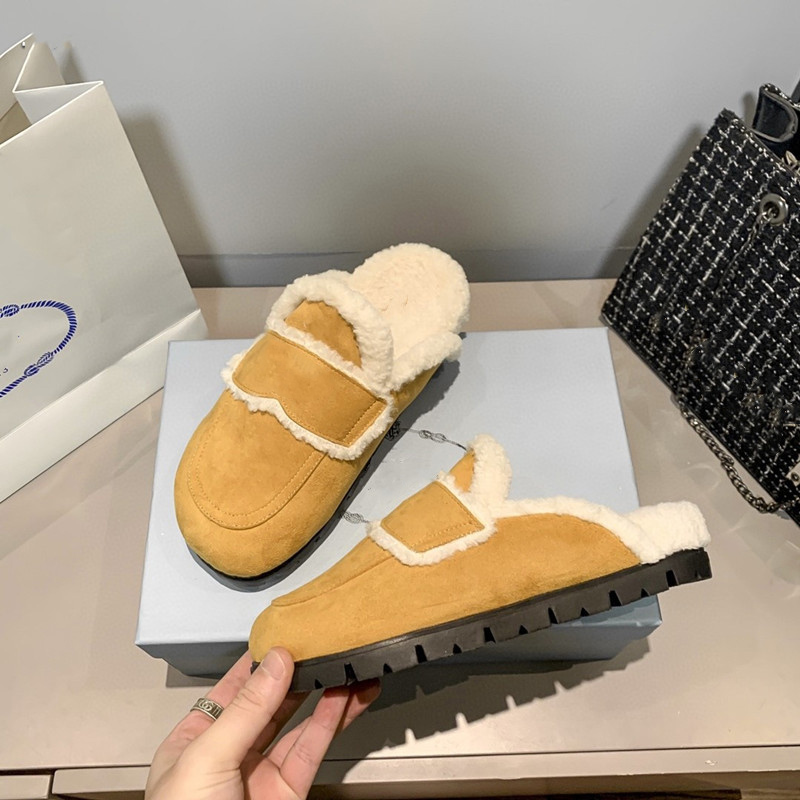 Parda Women Luxury Furry Fur Slippers