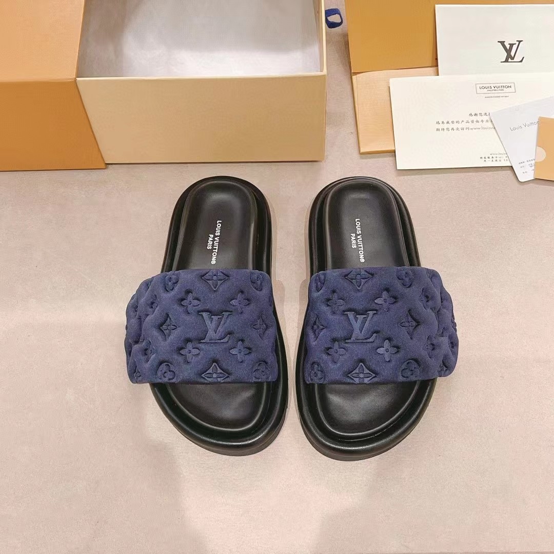 LV flat sandals