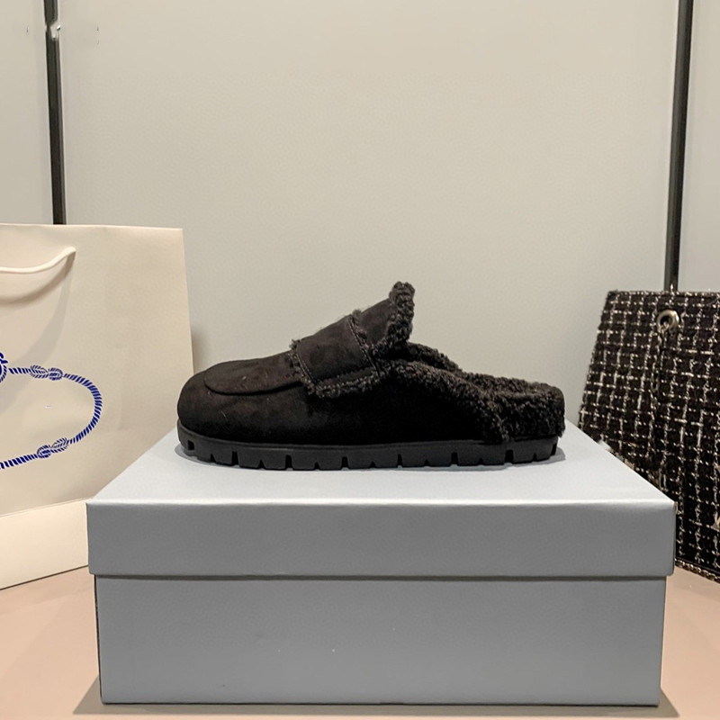 Parda Women Luxury Furry Fur Slippers