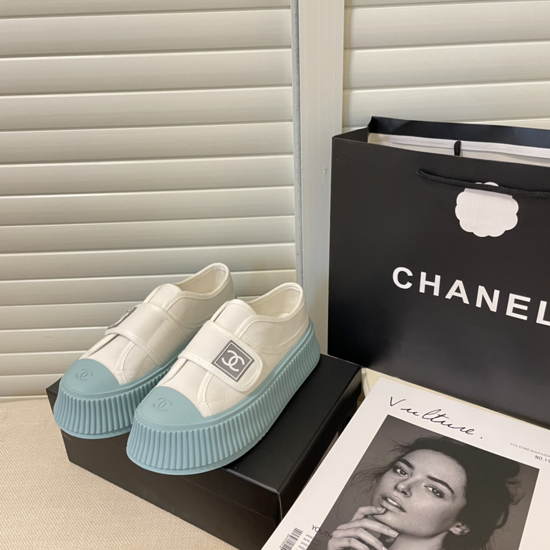 Chanel women buckle sneakers causal shoes 