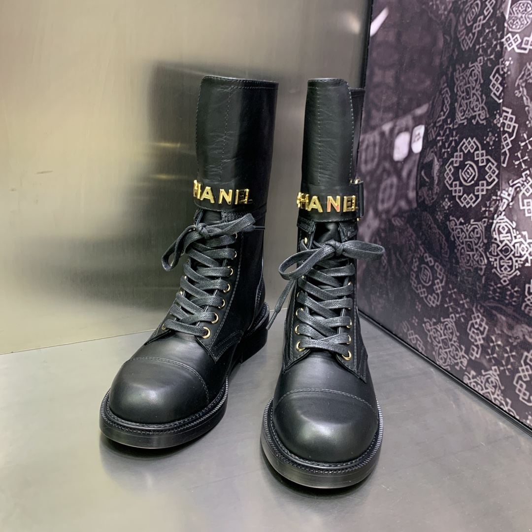 Chanel 2022 new winter short ankle boots (real leather)