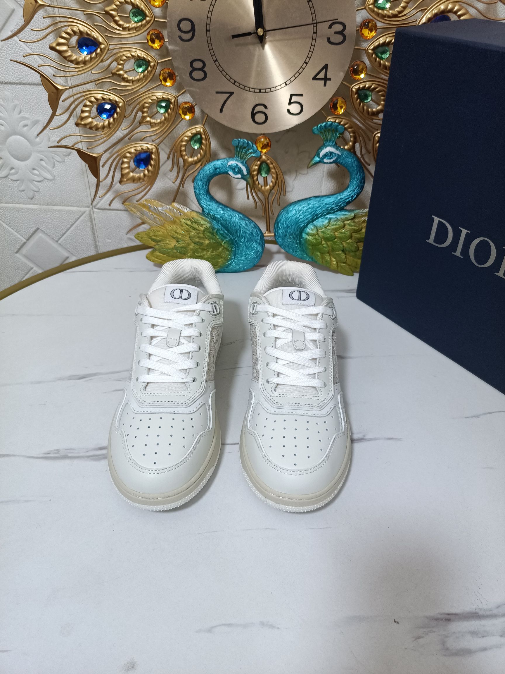 Dior couple high top B27 casual sneakers