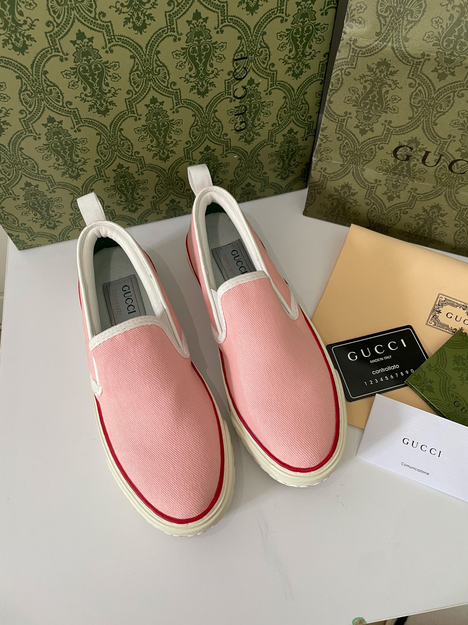 Gucci new upgraded version, original color, biscuit shoes