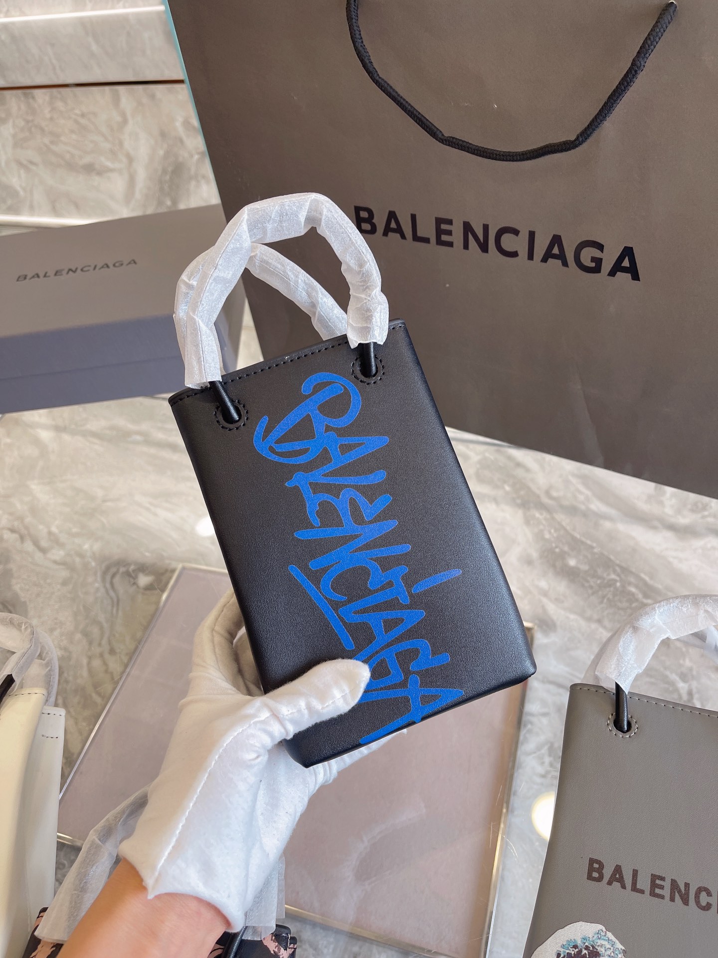 Balenciaga MINI TOTE Phone Bags