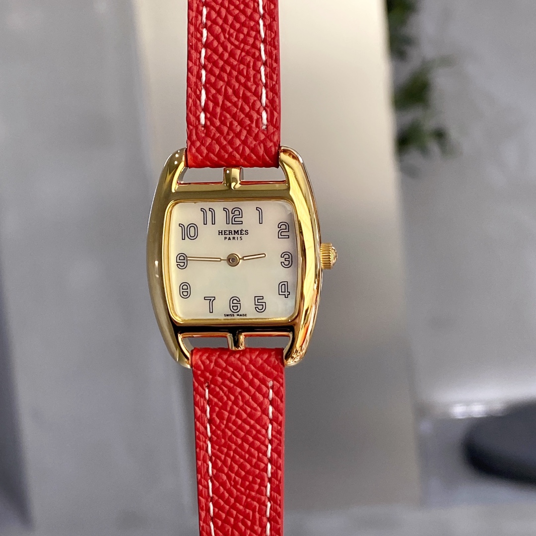 Hermes Heure H Series Watch Quartz Movement 316 Fine Steel Dial 