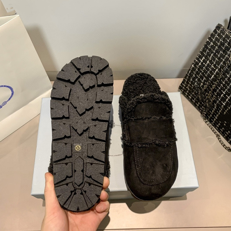 Parda Women Luxury Furry Fur Slippers