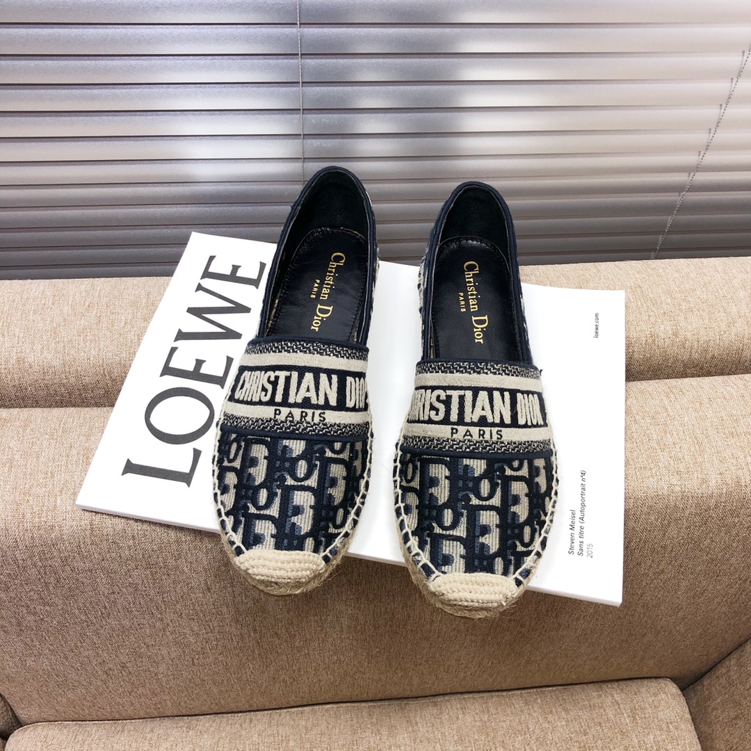 DIOR Women Figure Flat Loafers 