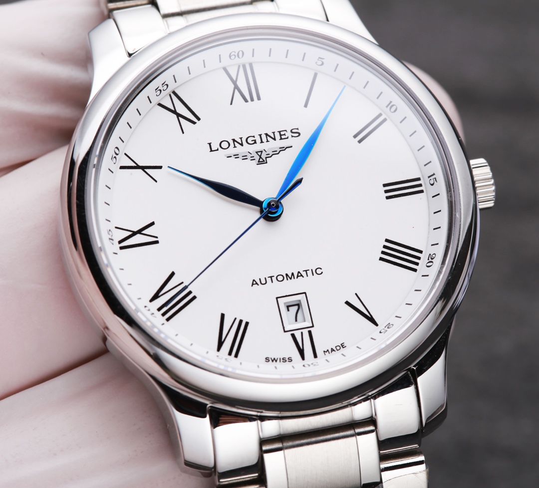 Longines watch sapphire crystal Cowhide strap