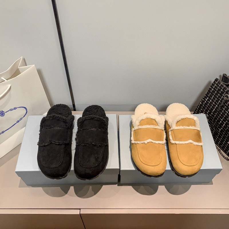 Parda Women Luxury Furry Fur Slippers