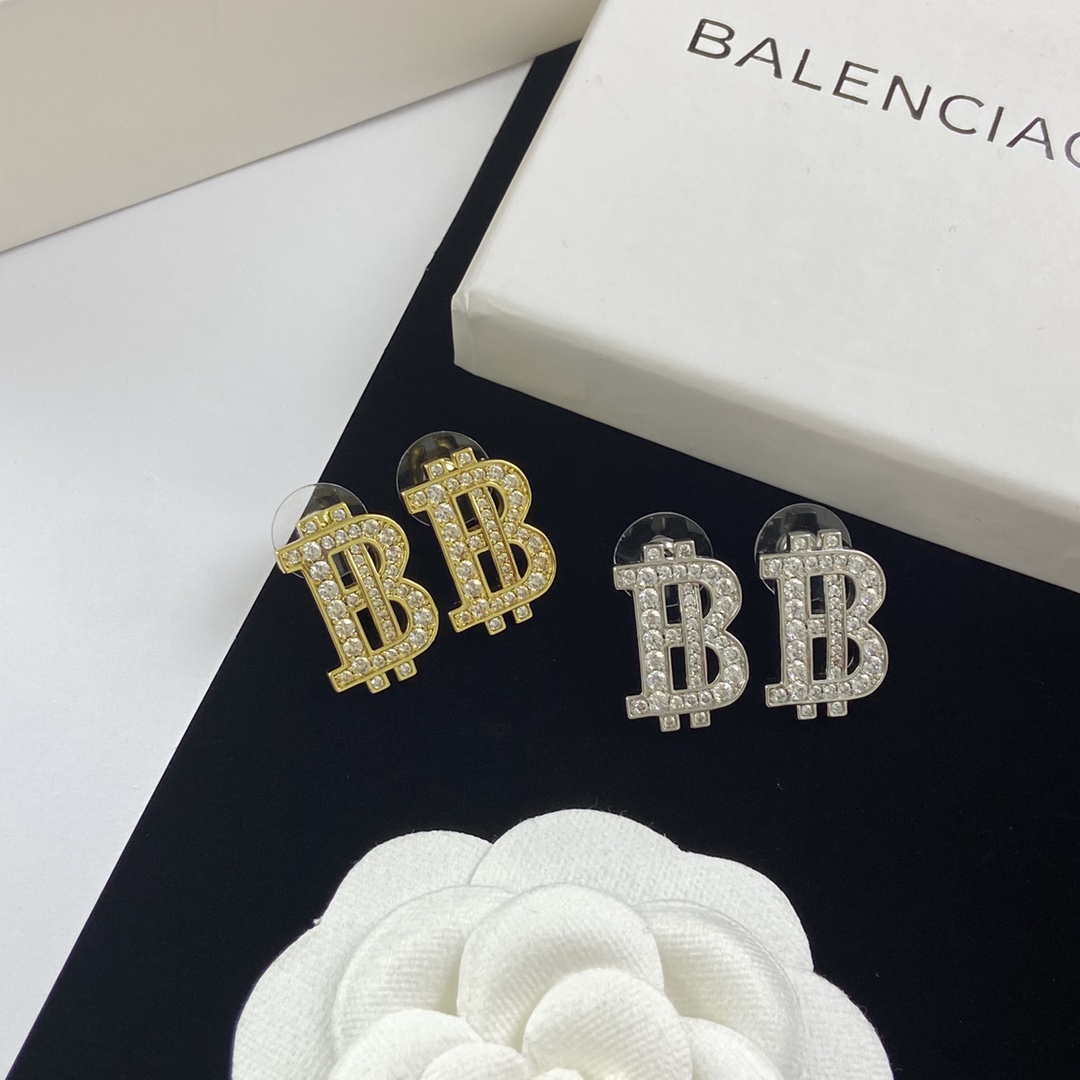 Balenciaga fashion earrings