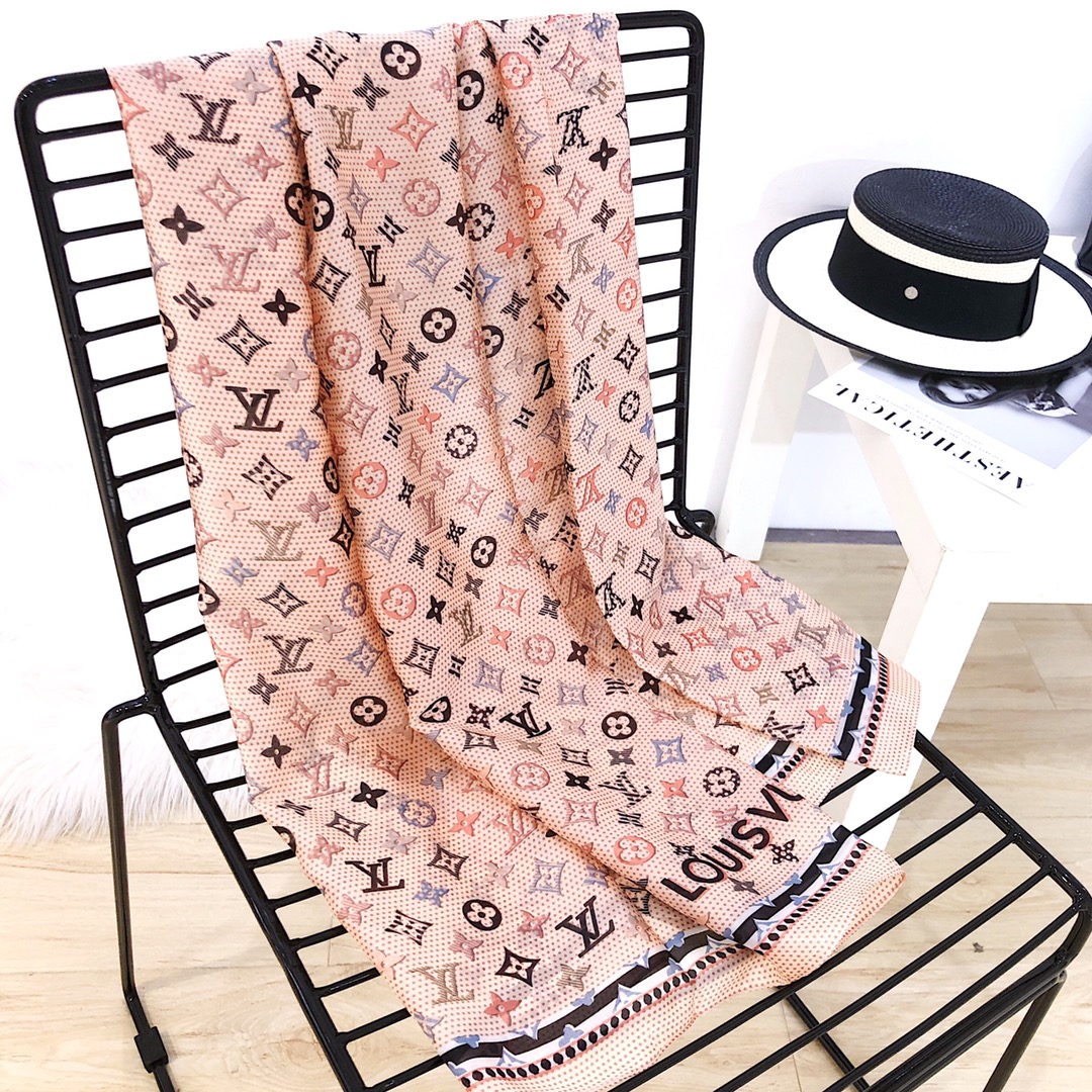 LV Pink Cute Summer Scarf