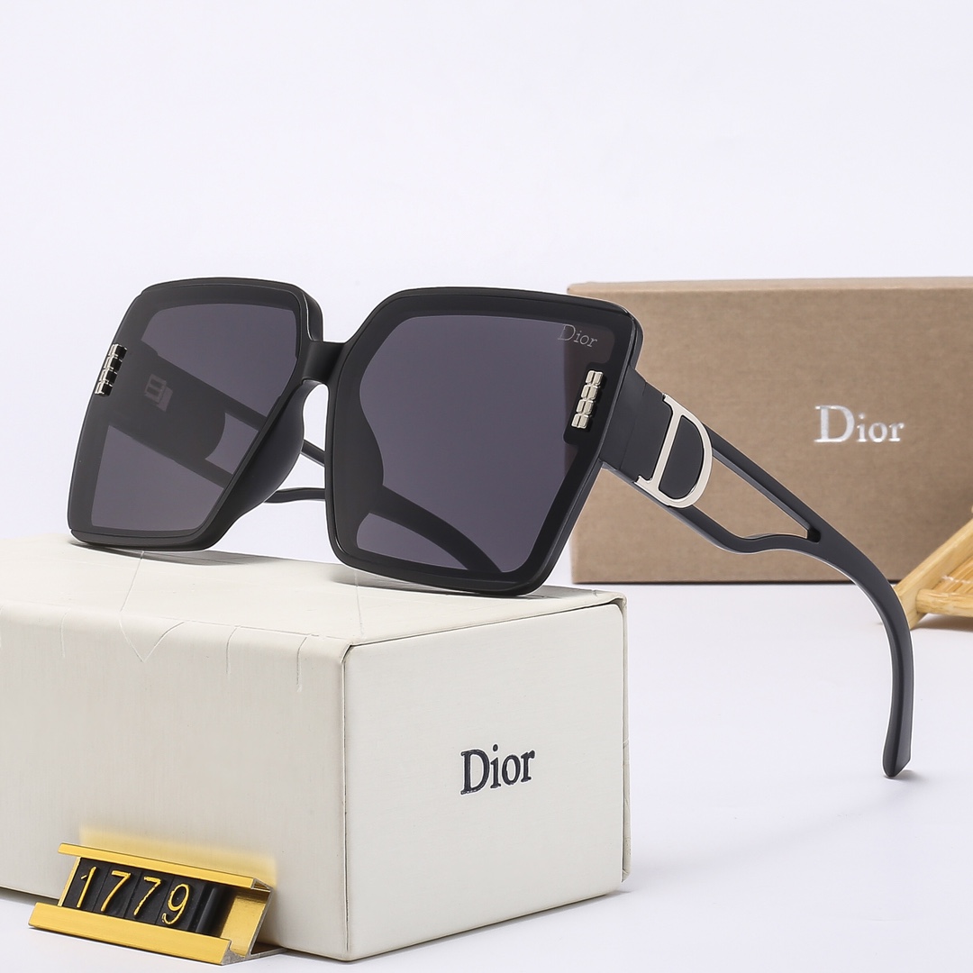 Dior fashion square frame sunglasses