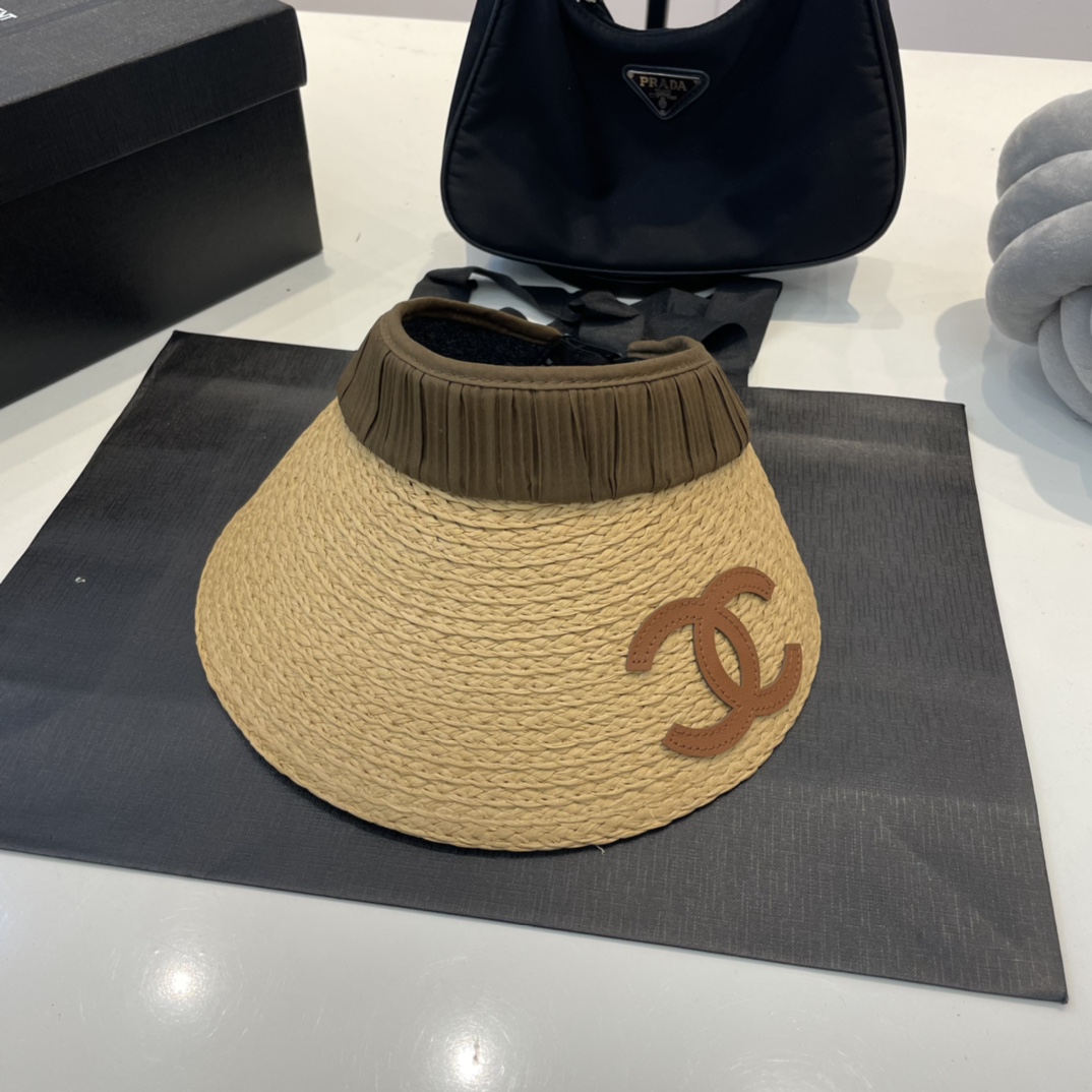 Chanel fashion straw hats