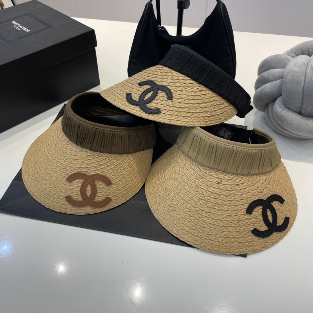 Chanel fashion straw hats