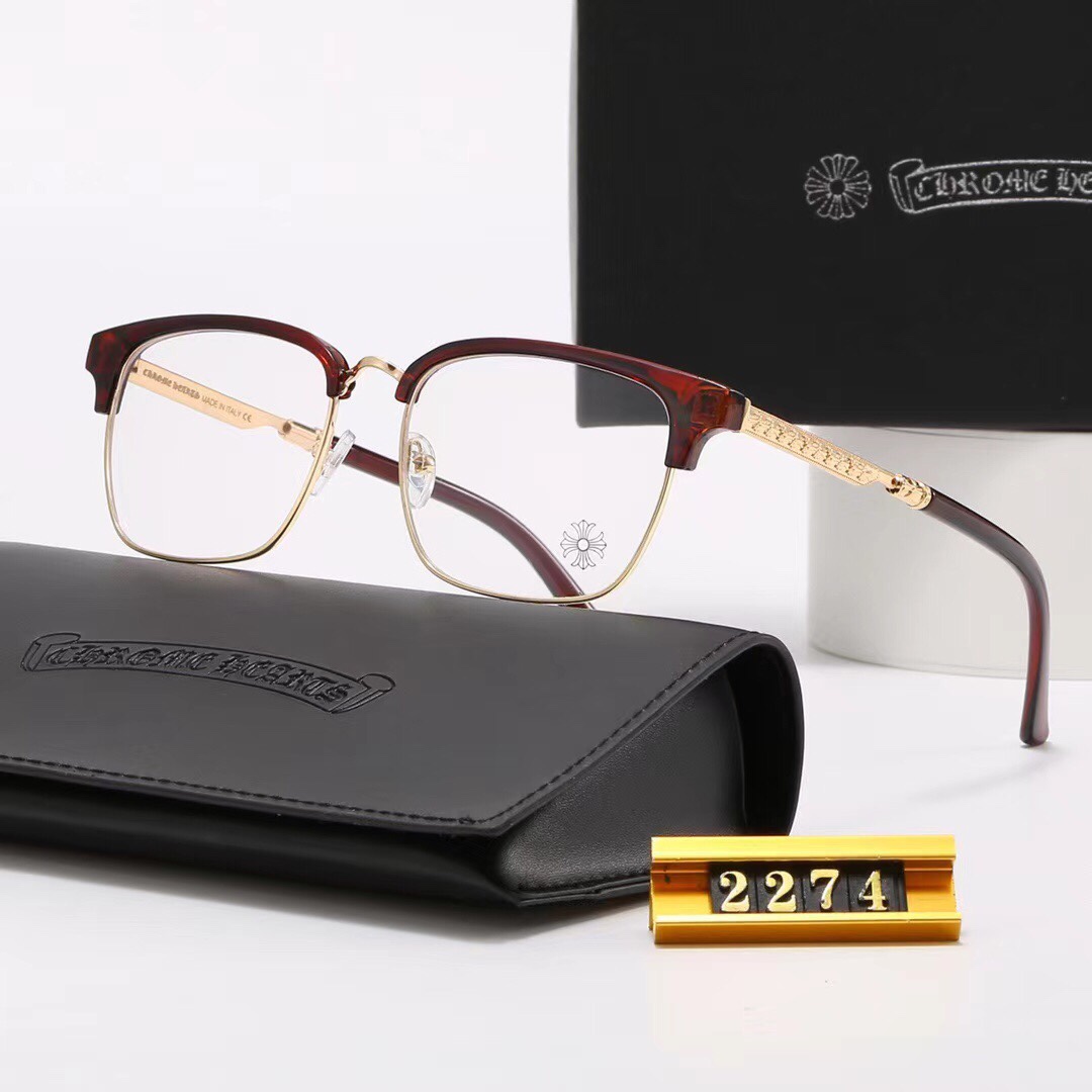 Chrome Hearts fashion simple flat glasses