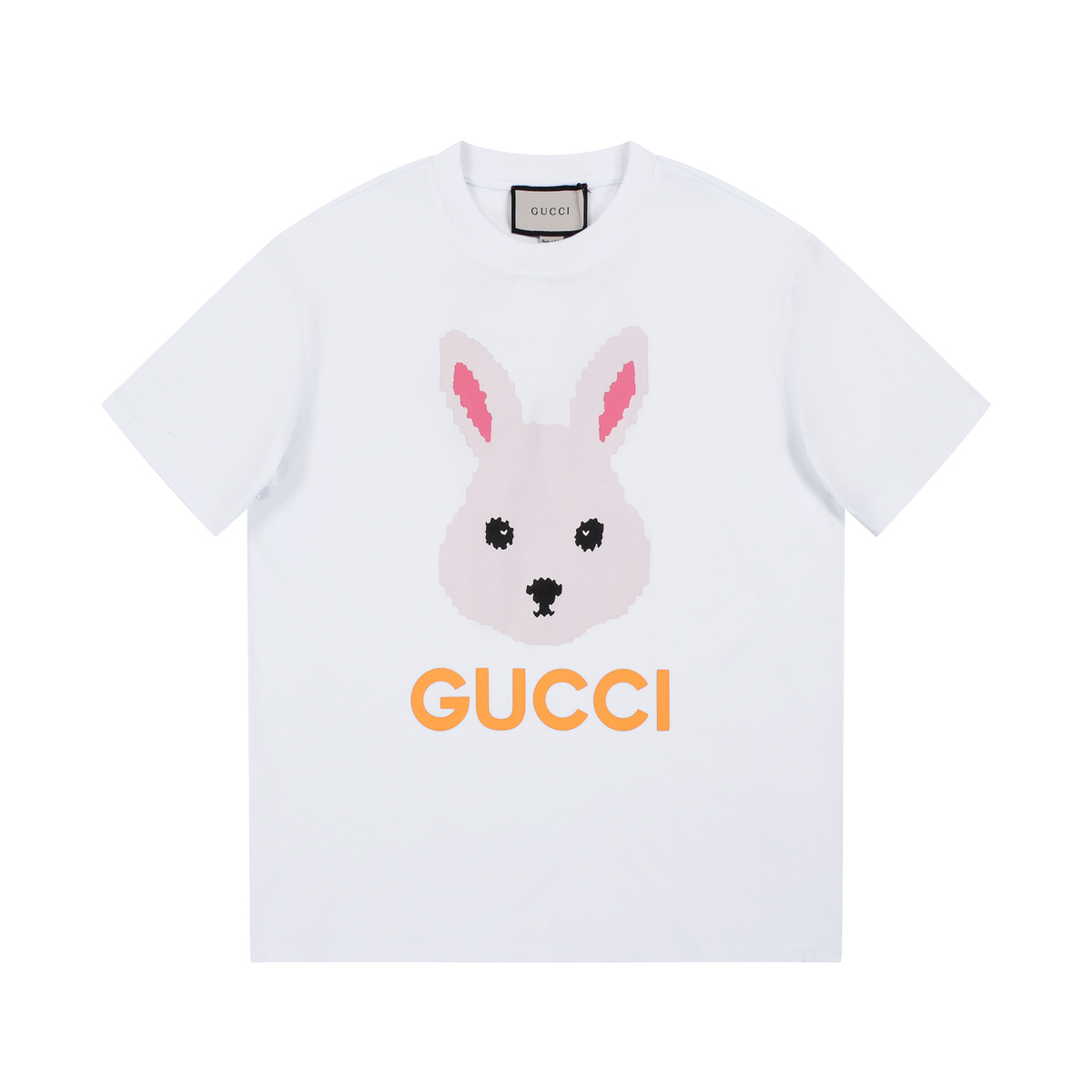 Gucci Summer Cute Rabbit Printed Cotton Breathable Leisure & Lovely Unisex T-shirt