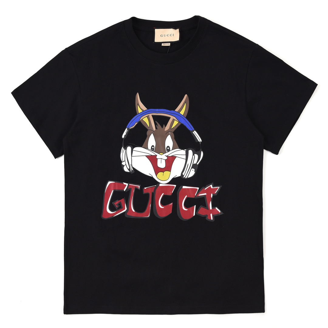 Gucci Rabbit Year Limitted Edition Carton Unisex Leisure T-shirt