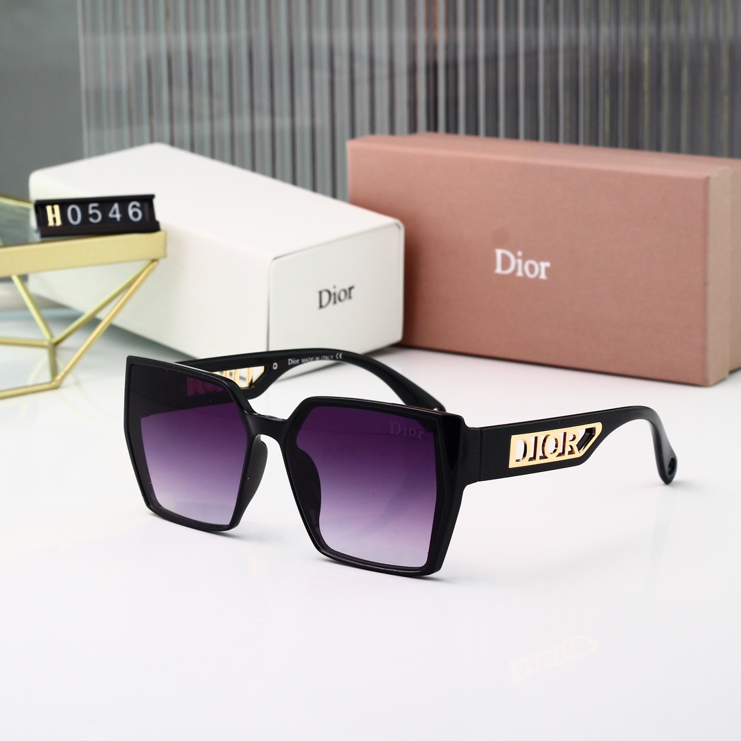 Dior fashion thick frame sunglasses