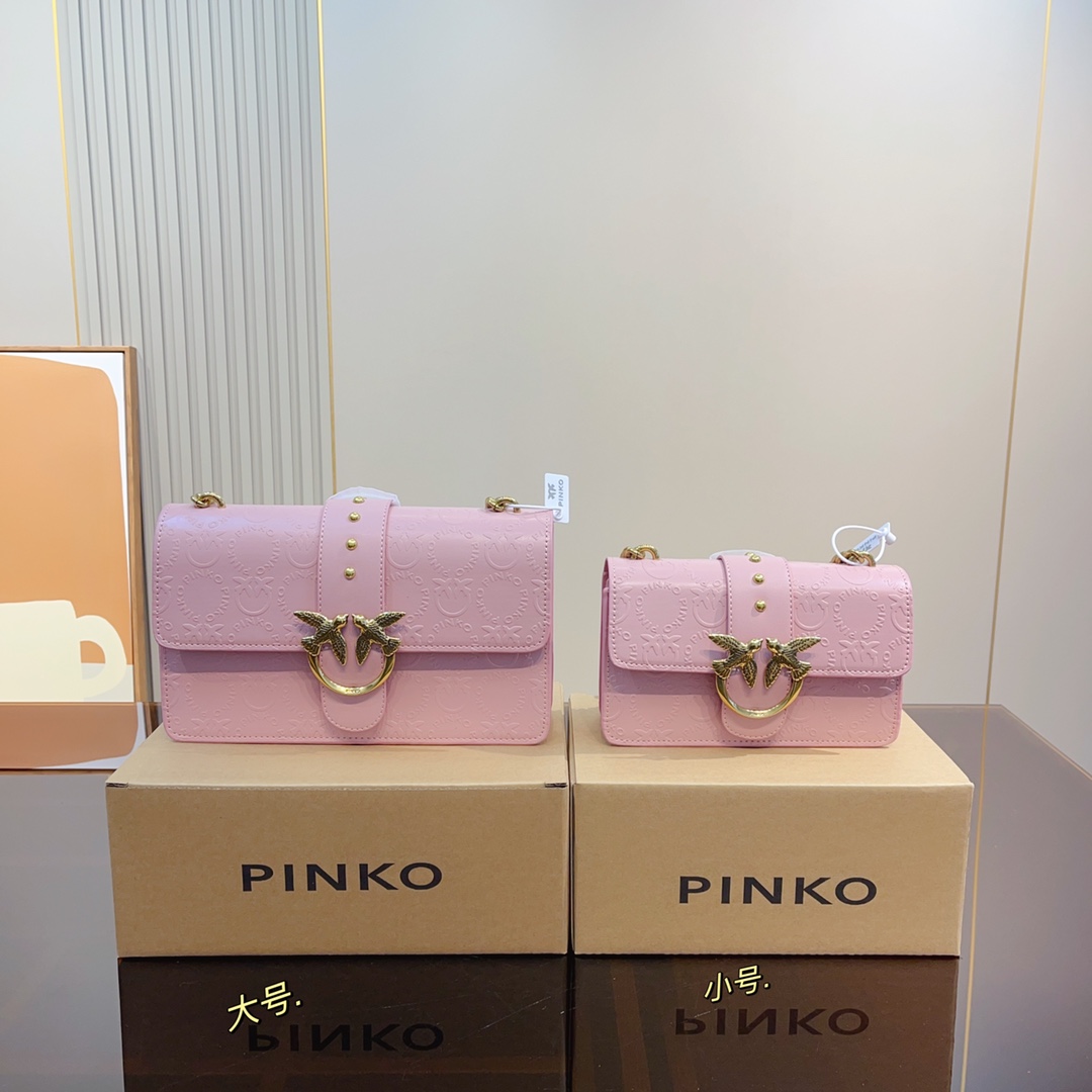 PINKO swallow bag leather quality