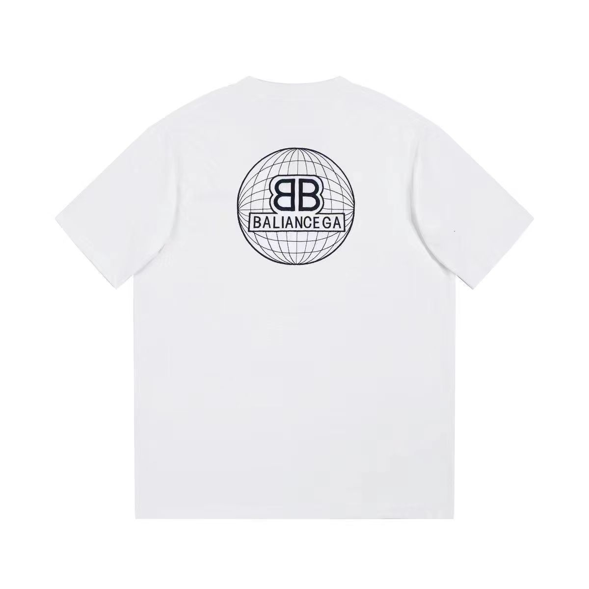 Balenciaga Summer Earth Printed Cotton 100 Percent Unisex Leisure T-shirt