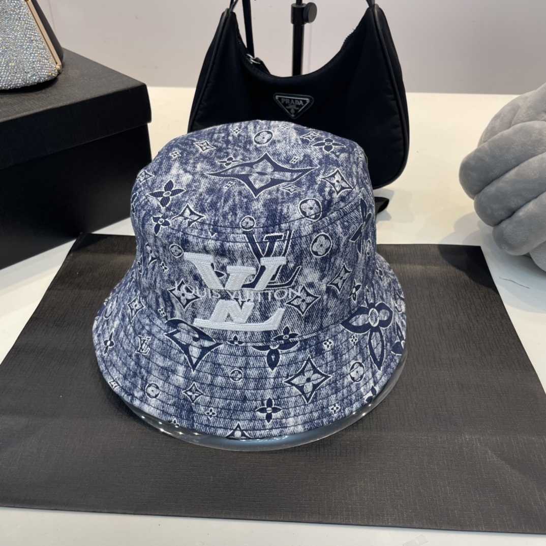 LV fashion printed fisherman hats