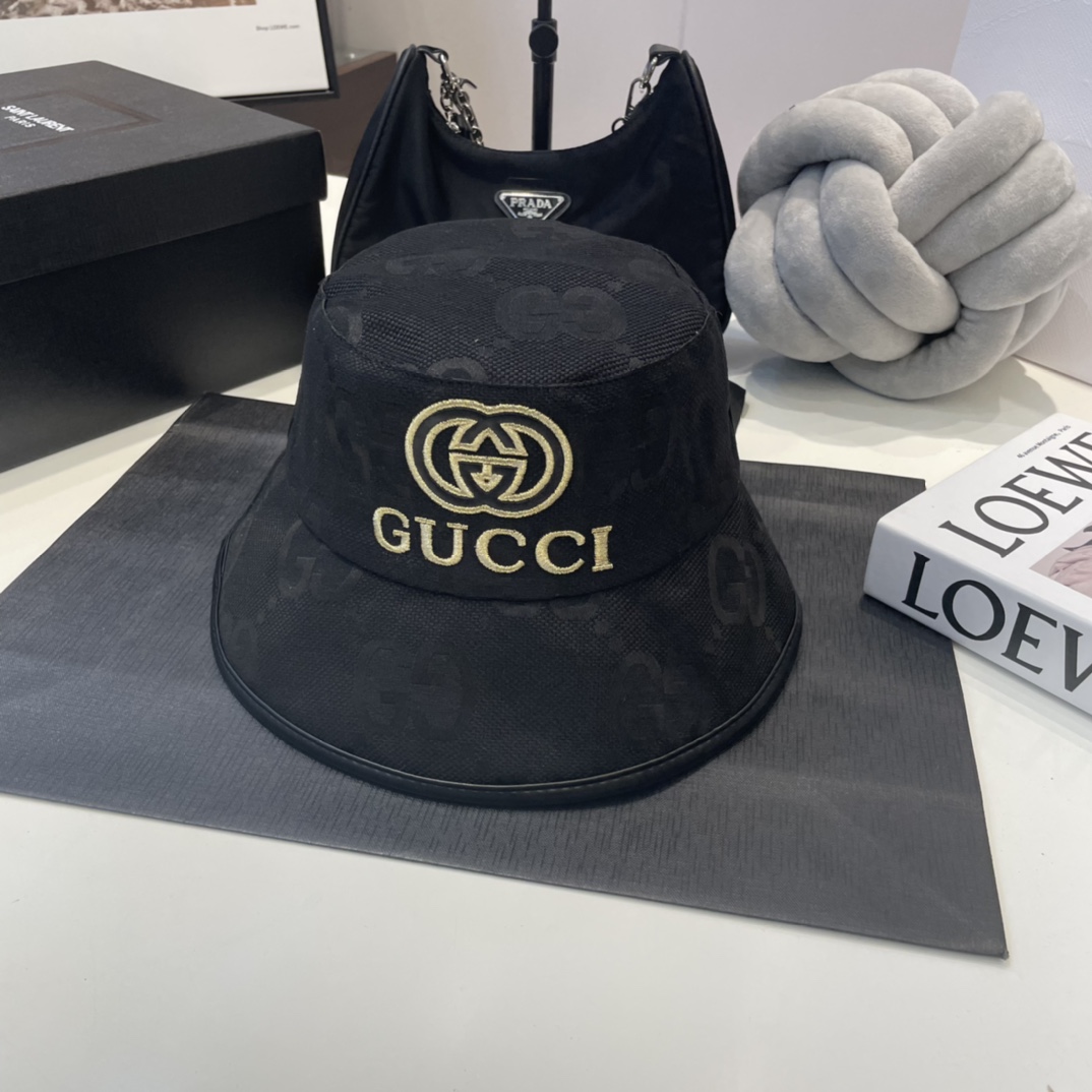 Gucci fashion embroidery fisherman hats