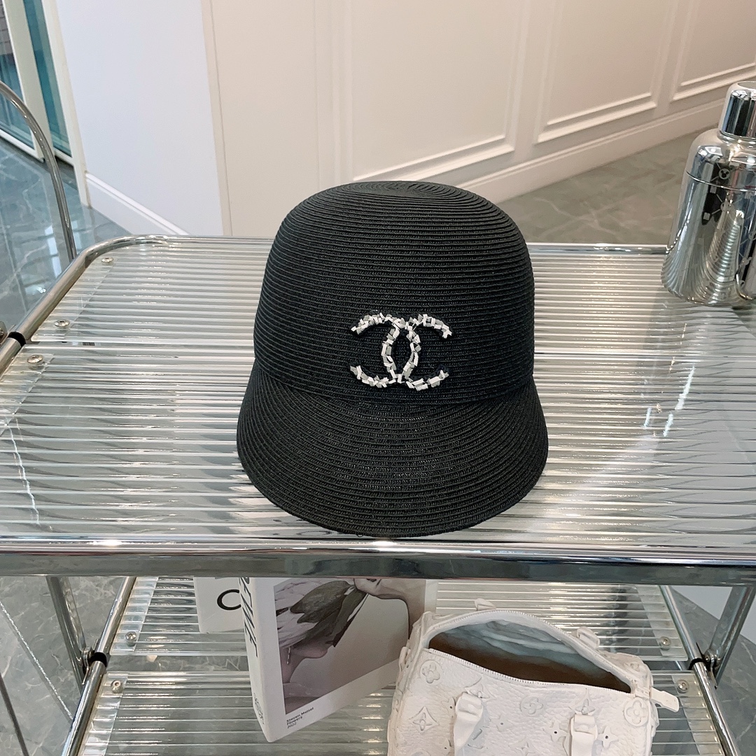 Chanel fashion straw hats