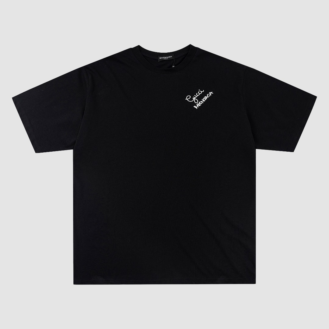 Balenciaga & Gucci New Design Cotton 100 Percent Unisex Casual T-shirt