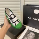 green white