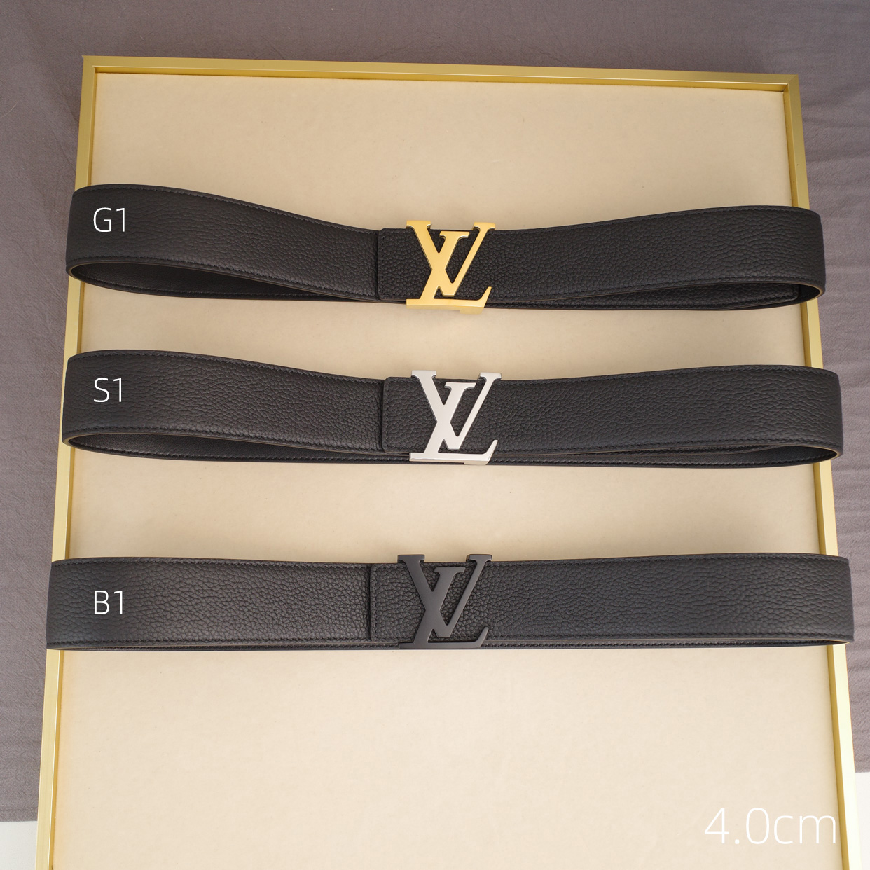 LV Women Fashion Cow Leather Belt