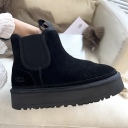black slip-on